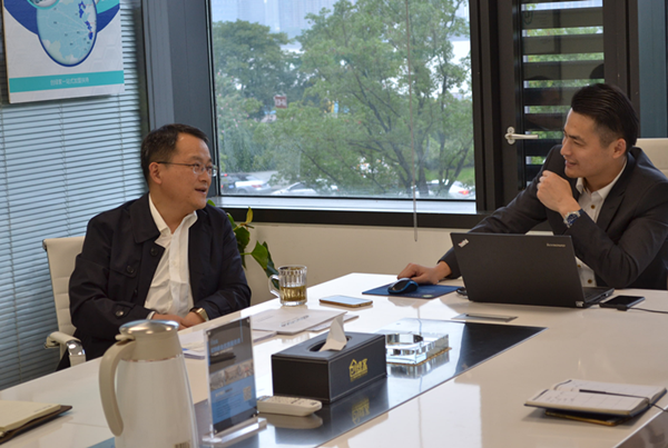 熱烈歡迎中科院賀軍輝教授蒞臨創(chuàng)綠家指導(dǎo)！