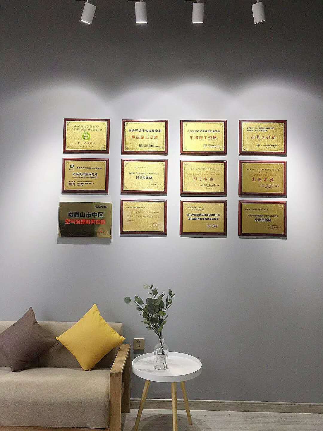 熱烈祝賀創(chuàng)綠家空氣治理峨眉山服務中心新落成！