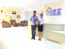 熱烈祝賀趙總簽約創(chuàng)綠家成都市區(qū)級代理！